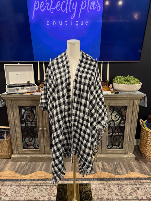 Buffalo Plaid Shawl