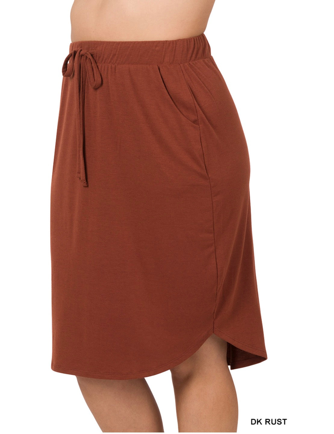 Zenana Tulip Tie Skirt