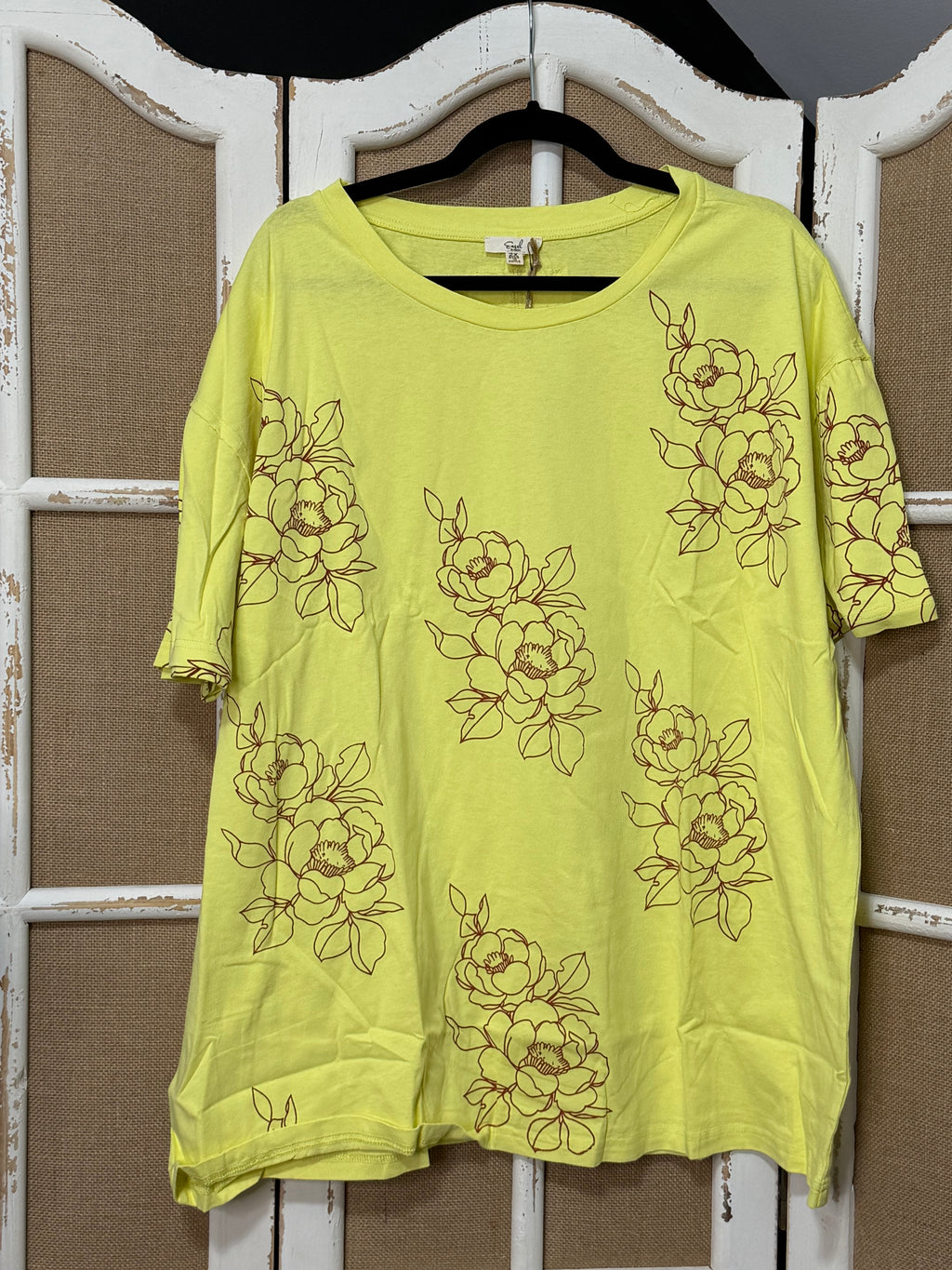Floral Lemons Top