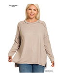 Zenana Butter Soft Long Sleeve Shirt