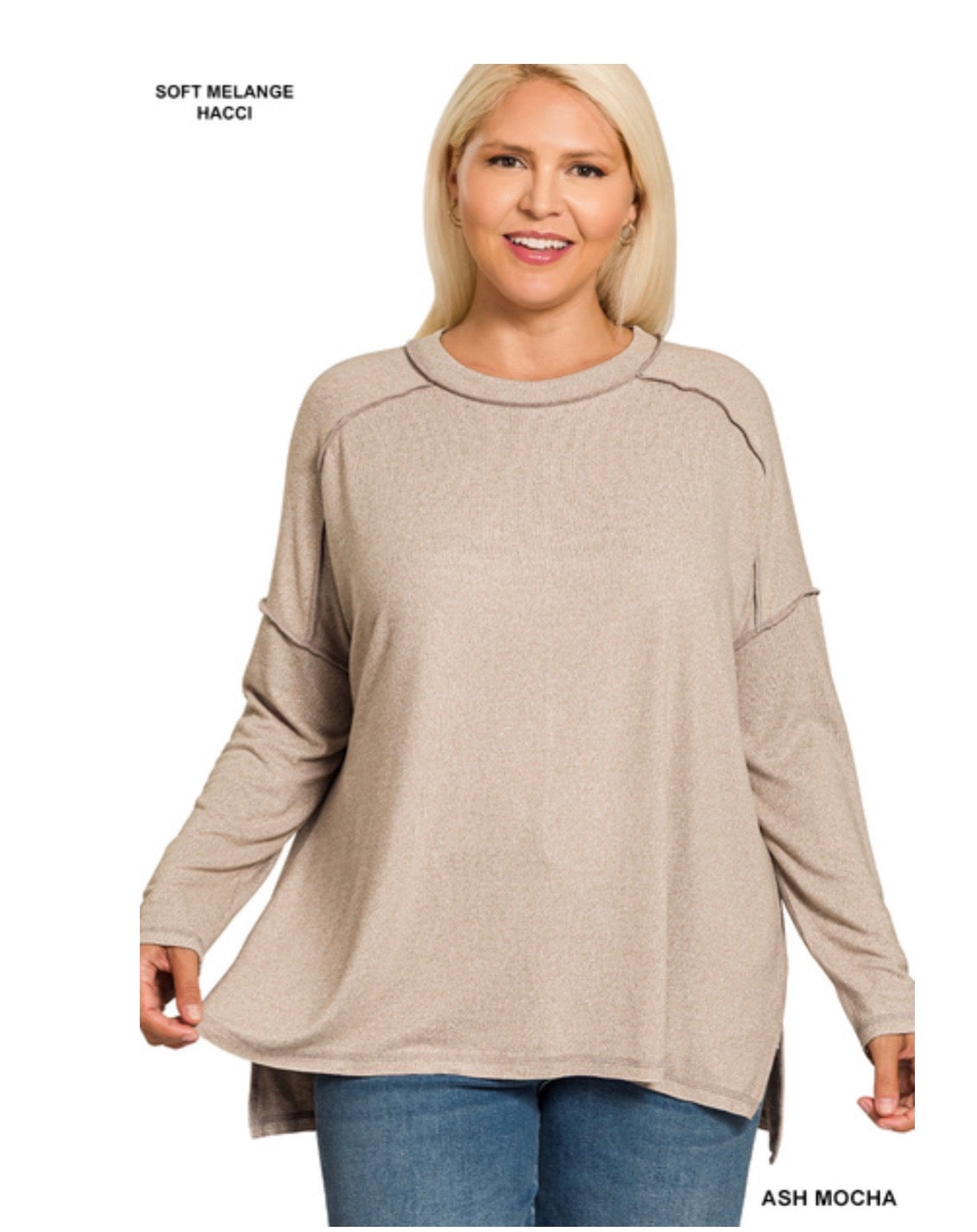 Zenana Butter Soft Long Sleeve Shirt
