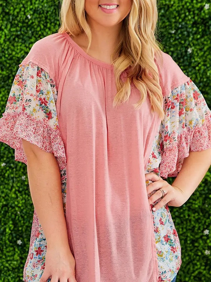 Spring Patchwork Top