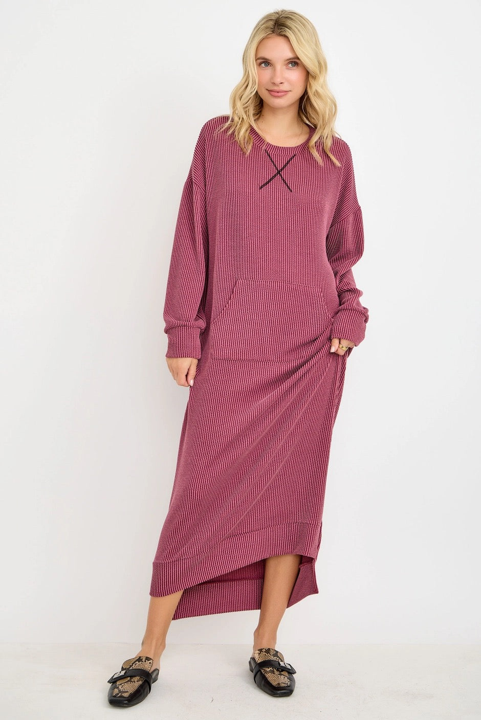 Urban Rib Sweatshirt Dress