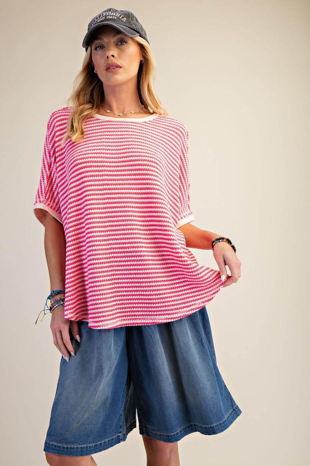 Neon Candy Stripe Shirt