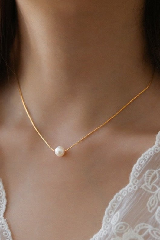 Delicate Darling Pearl Necklace