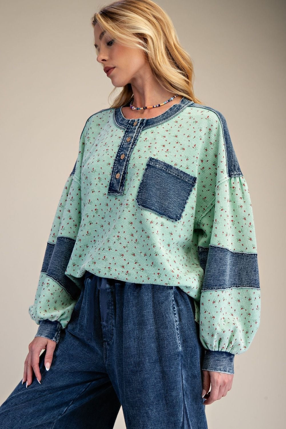 Easel Spring Denim Shirt