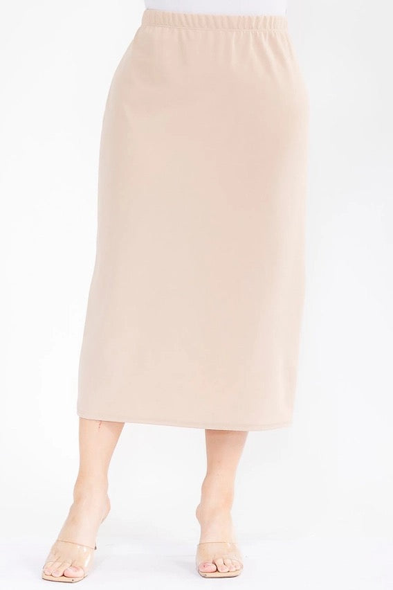 Simply Solid Maxi Skirt