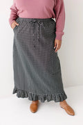 Plaid Ruffle Skirt