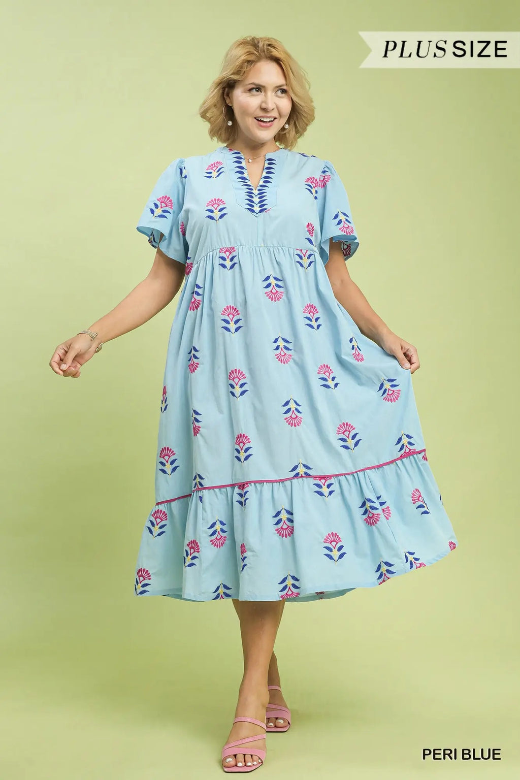 Periwinkle Flowers Dress