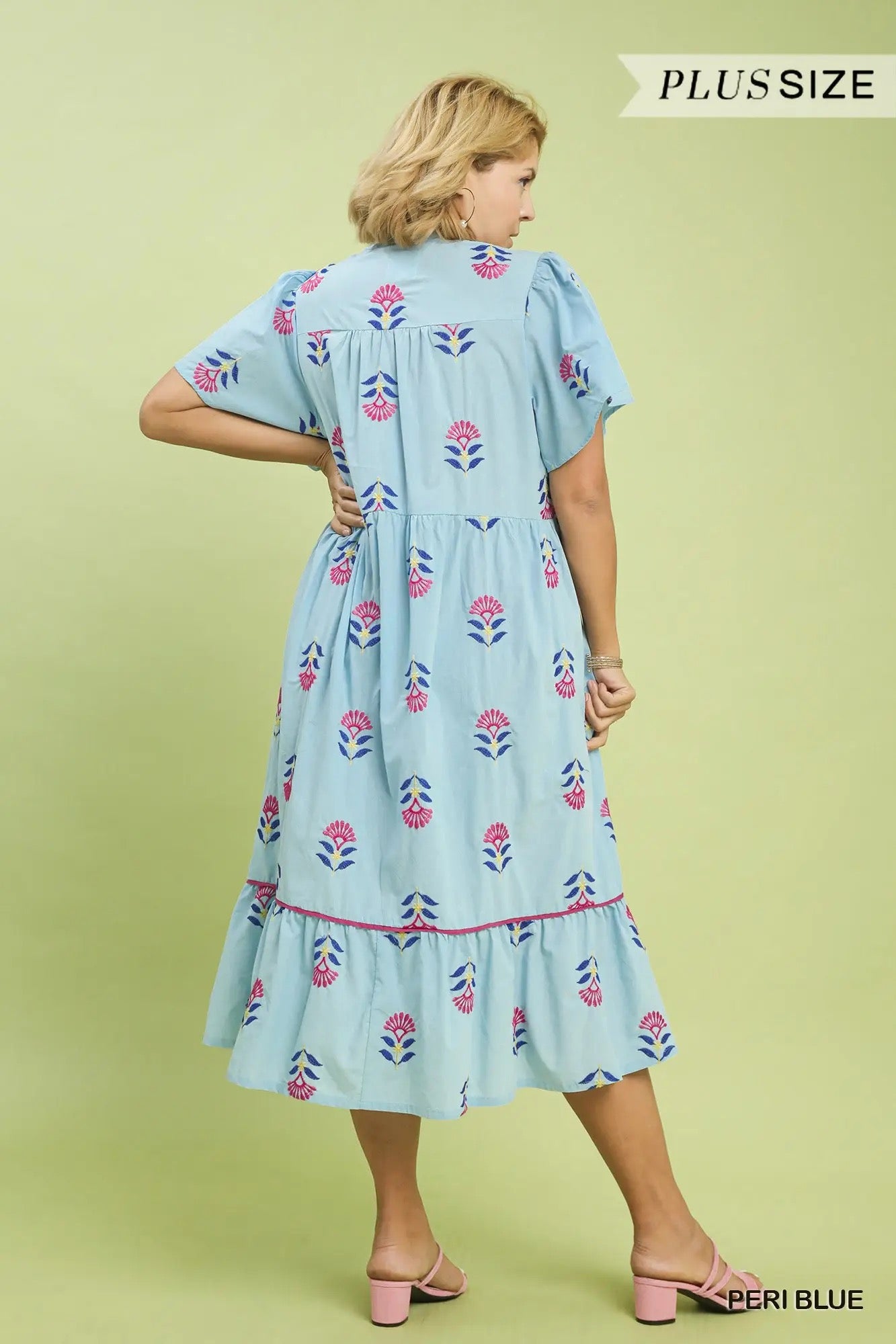 Periwinkle Flowers Dress