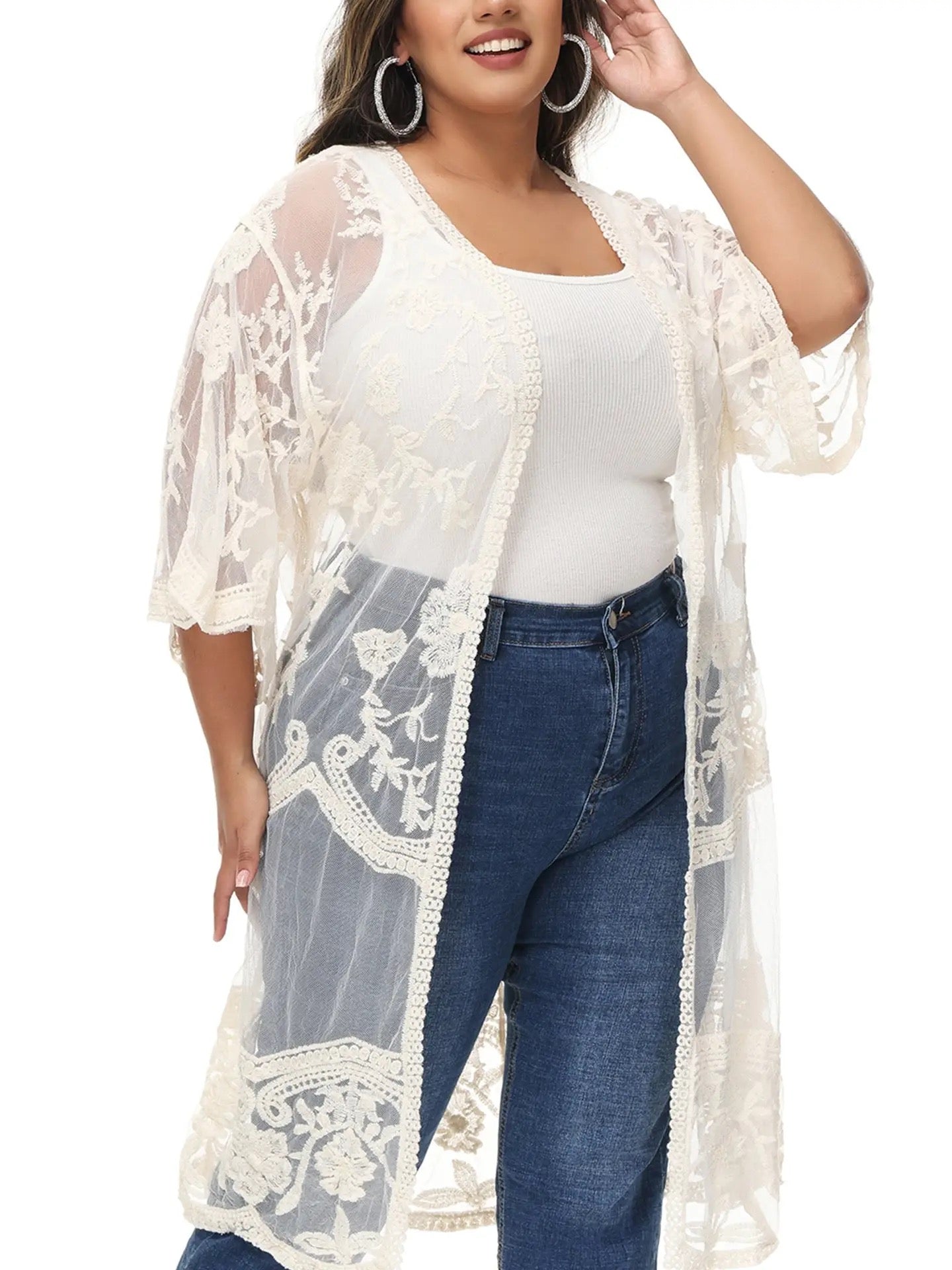Floral Lace Cardigan