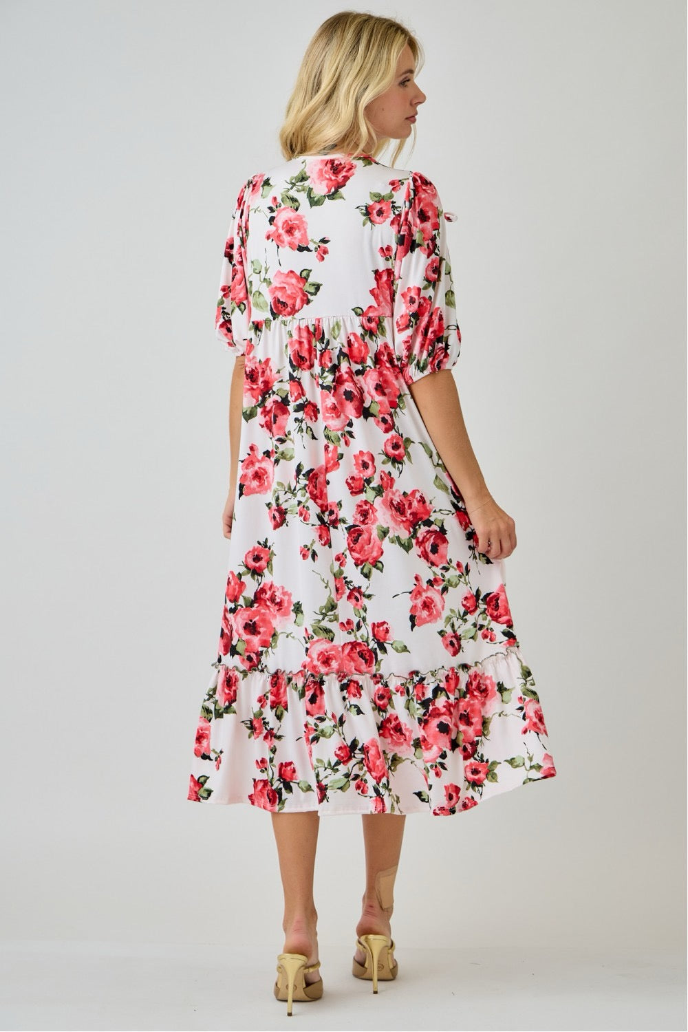 Rose Garden Midi Dress