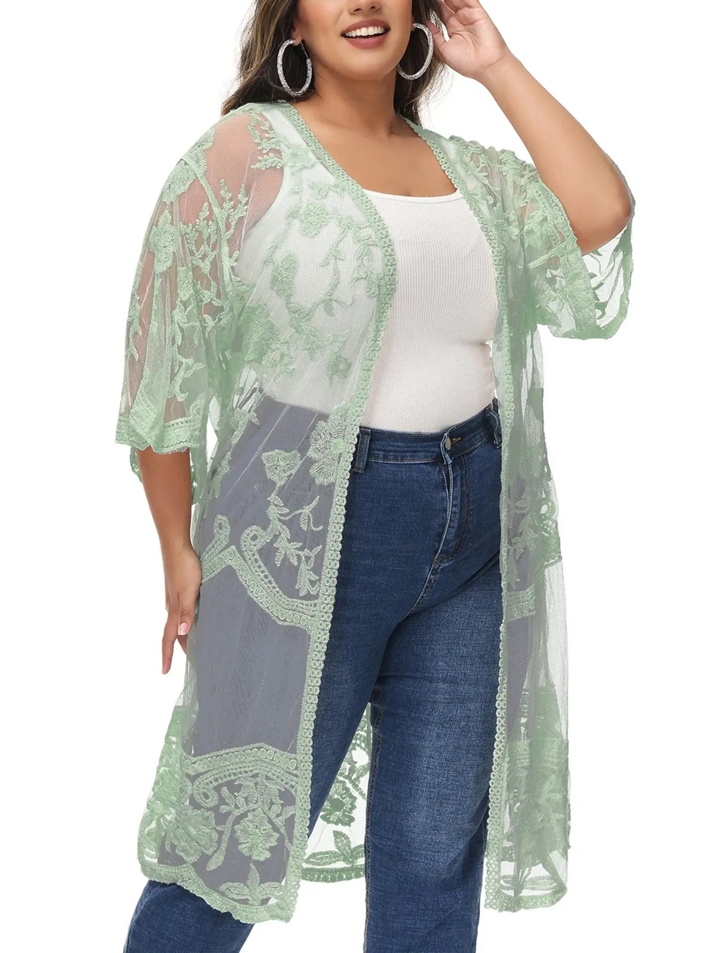 Floral Lace Cardigan