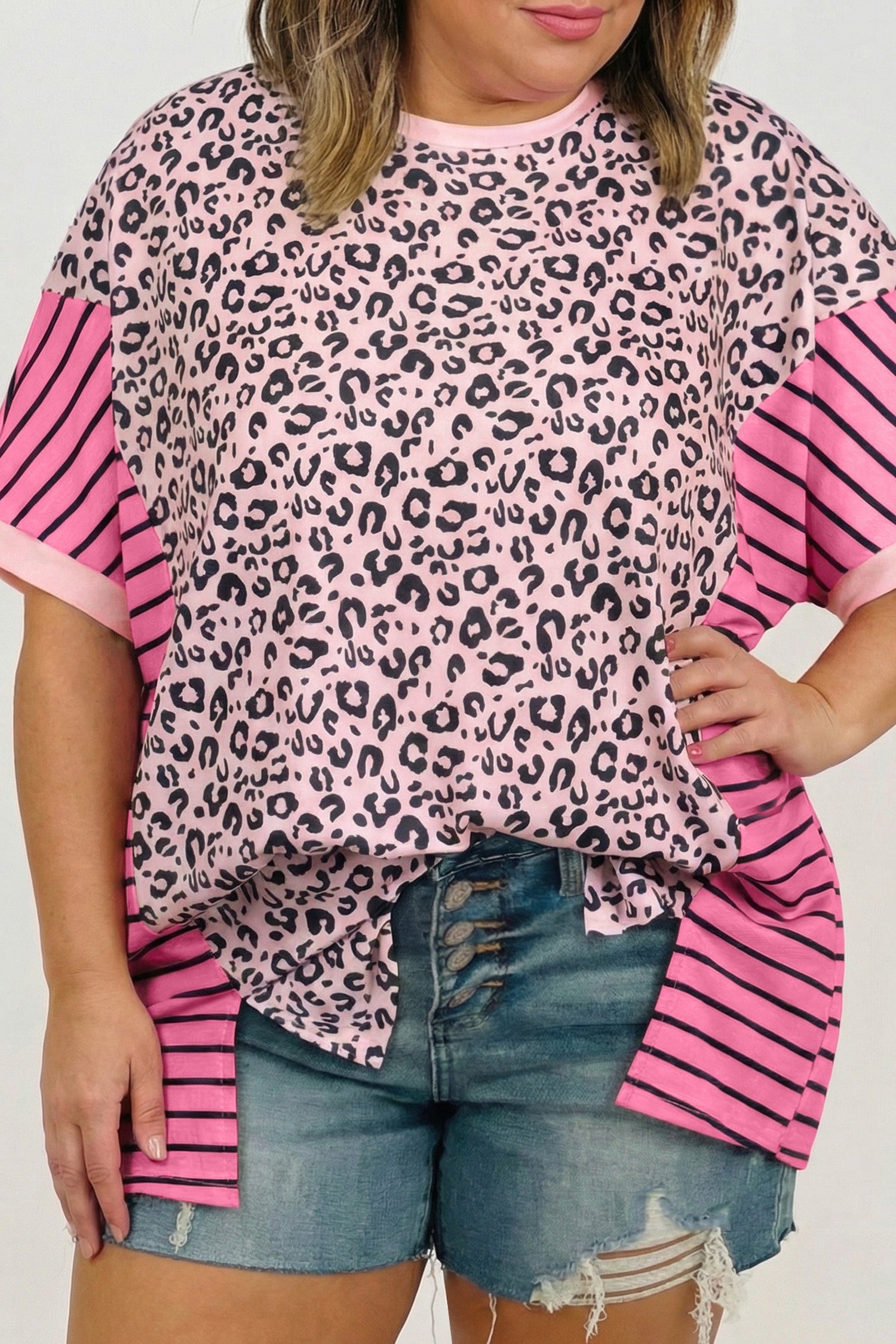 Bubblegum Leopard Top